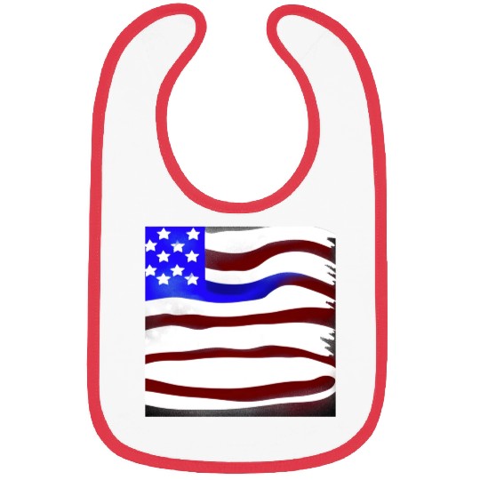 Usa Flag Bibs