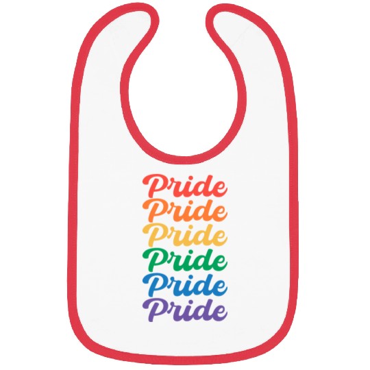 Rainbow Pride Month LGBT Ally Bibs