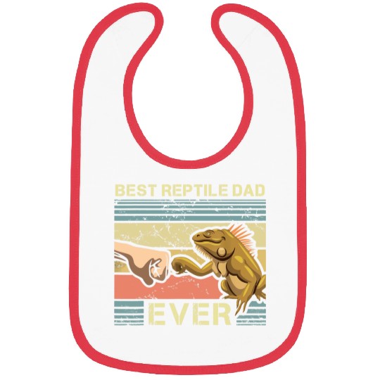 Best Reptile Dad Ever Bibs