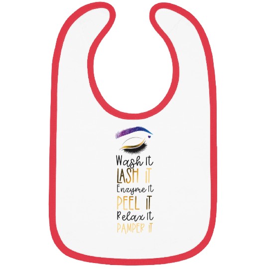 Cute Licensed Esthetician Skincare Bibs