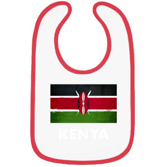 Kenya Flag Kenyan Bibs
