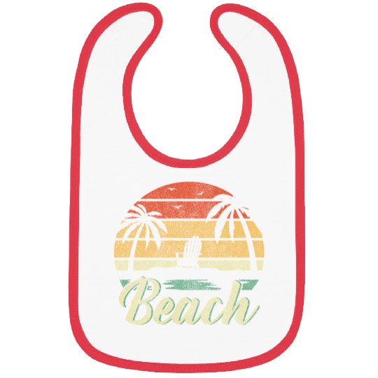 Palm Trees Beach Bibs