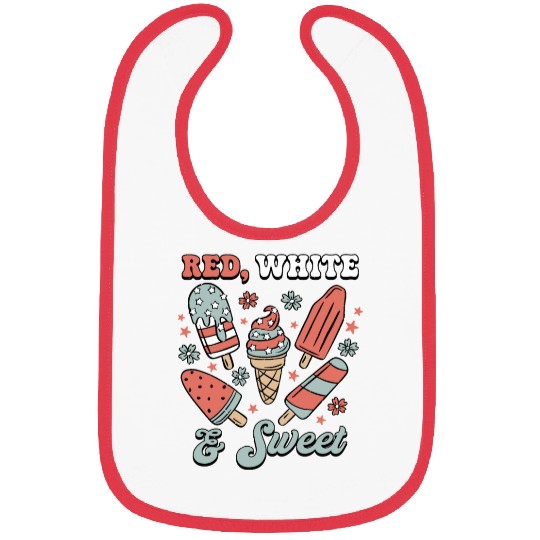 Red, White & Sweet Bibs