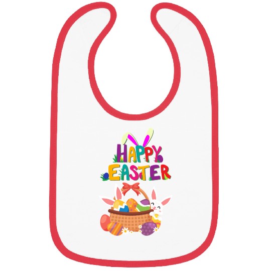 Happy Easter For And Easter Bibs