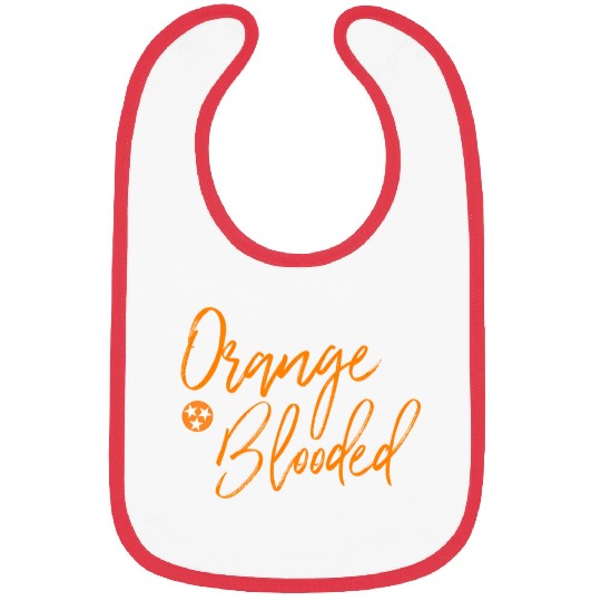 Tennessee Fan Orange Blooded Vol Sports Fan State Bibs