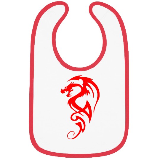 Tribal Dragon Bibs