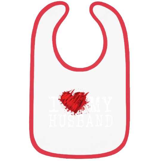 I Love My Husband Awesome Style Husband Love Bibs