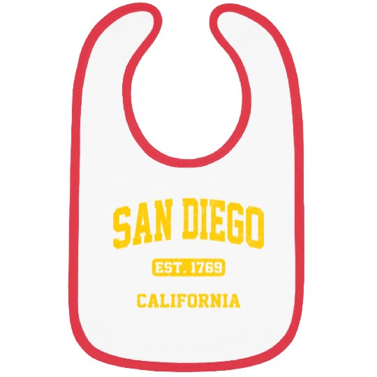 San Diego California State Athletic Style Bibs