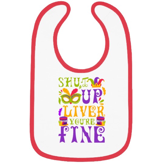 Mardi Gras New Orleans Fool Music Bibs
