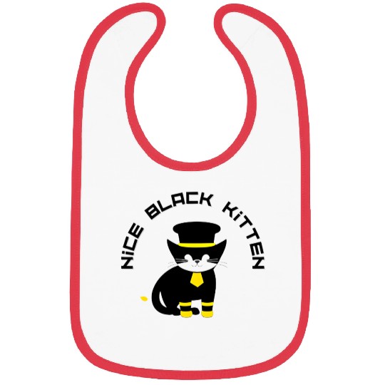 Nice black kitten Bibs