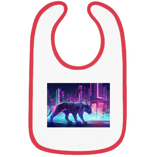 Futuristic Tiger Bibs