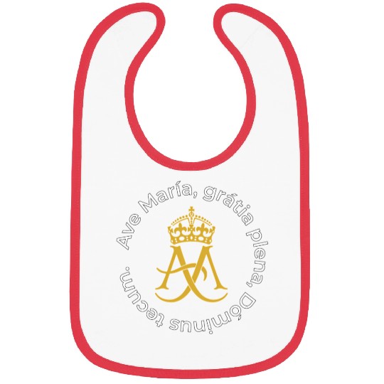 Ave Maria Catholic Rosary Bibs