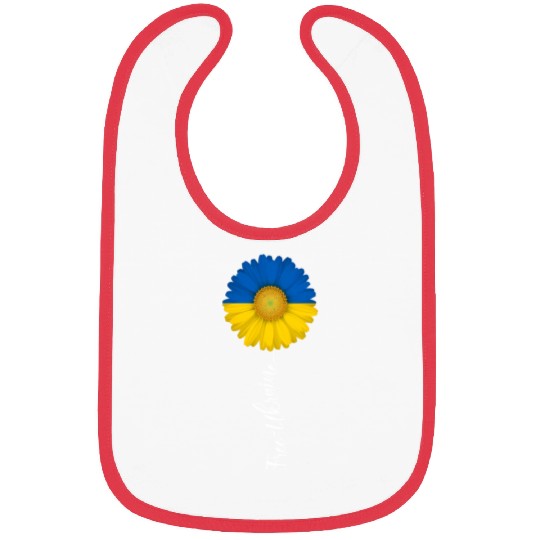 Free Ukraine Sun Flower Support Ukraine I Stand Wi Bibs