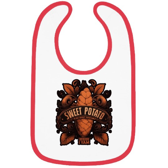 Sweet Potato is My Spirit Vegetable Bibs