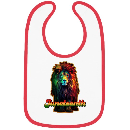 Juneteenth Lion Bibs