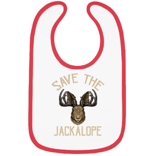 Save The Jackalope For Jackalope Fans Bibs