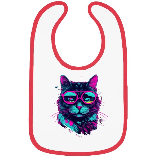 Cool Cat Bibs