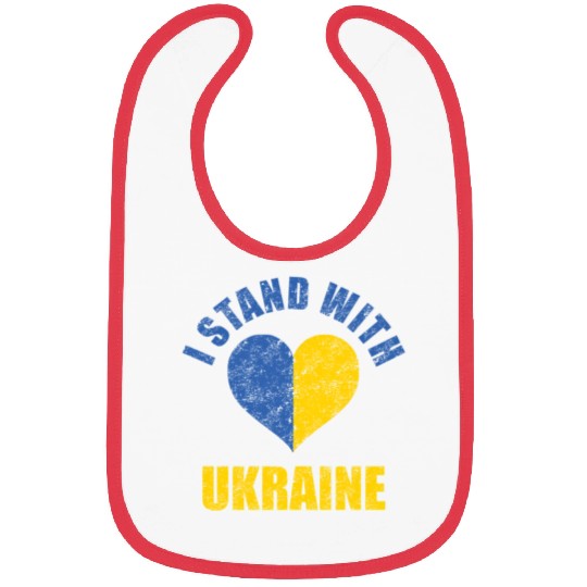 Support Ukraine I Stand With Ukraine Ukrainian Bibs