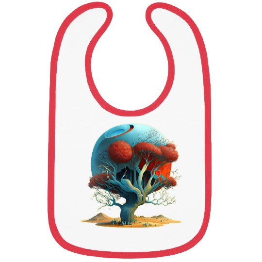 Desert Crimson Dreaming Bibs