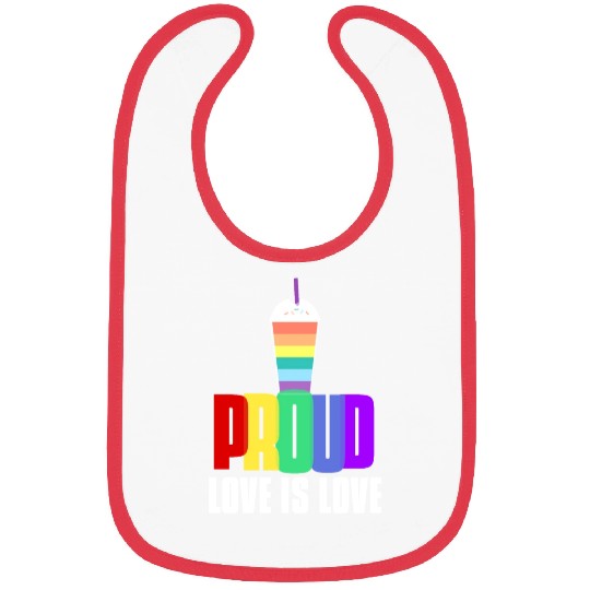 Proud LGBT Bibs Love is Love Bibs LGBTQ Pride