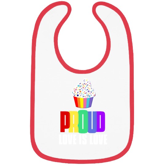 Proud LGBT Bibs Love is Love Bibs Equality