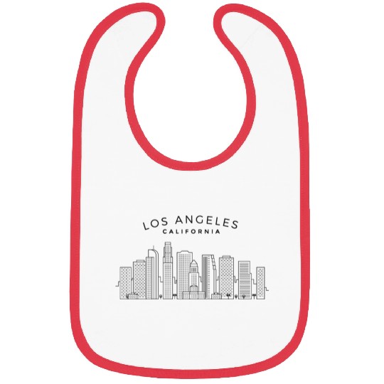 Los Angeles yline La Los Angeles California Bibs