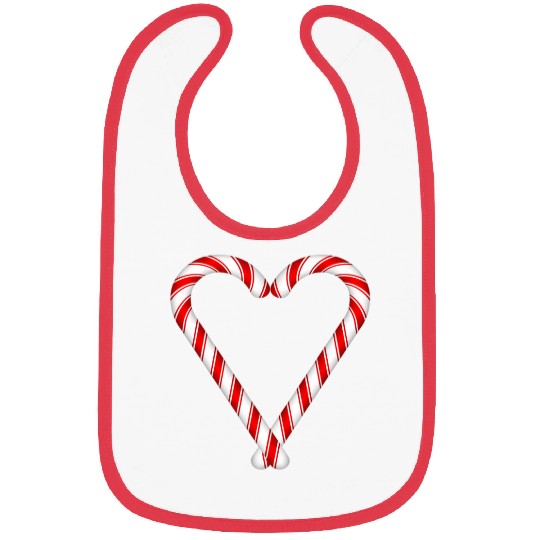 Sweets Candy Canes He Bibs