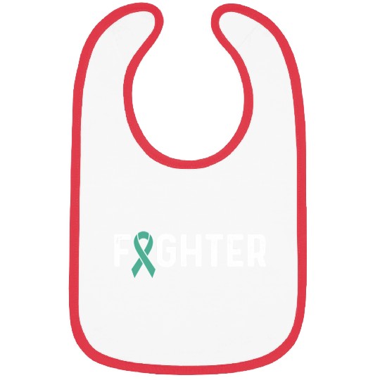 Ovarian Cancer Awareness Products Teal Ribbon Bibs