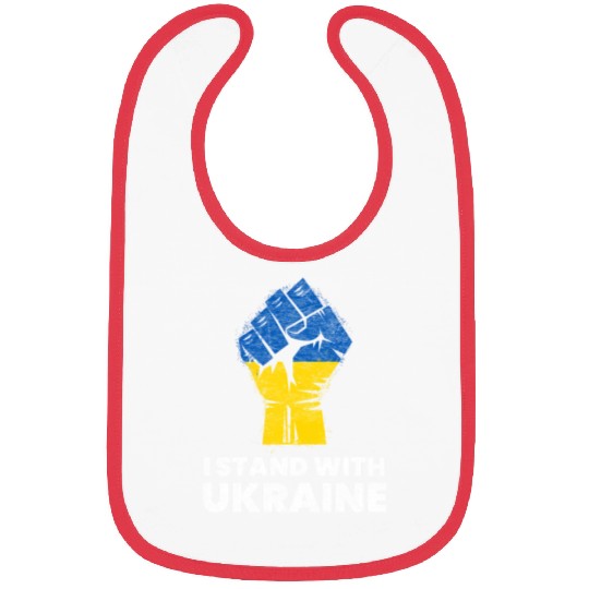 Ukrainian Flag I Stand With Ukraine Flag Bibs
