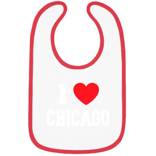 I Love Chicago Bibs