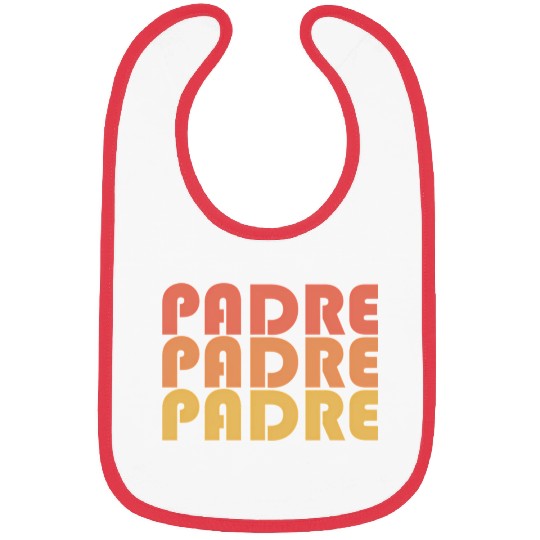 Padre Typography 1970S Bibs