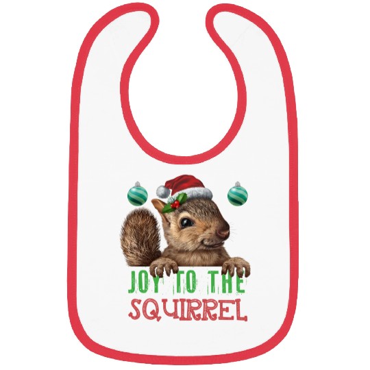 Squirrel Joy To The Squirrel Bibs