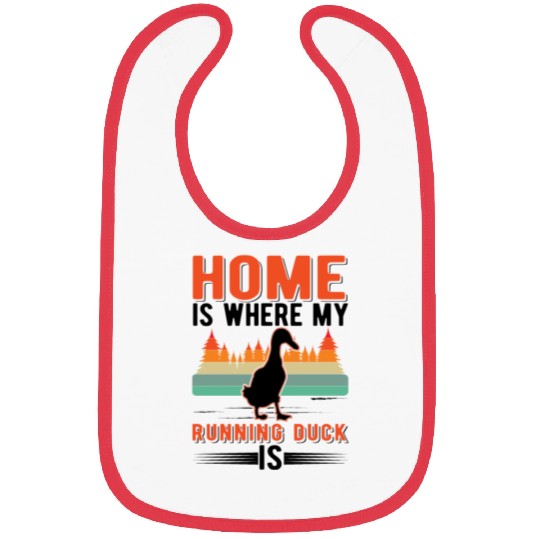 Home Is Where My Running Duck Bibs
