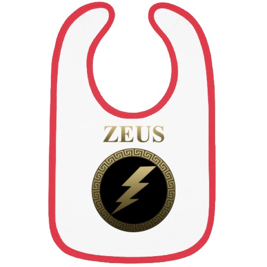 Zeus Ancient Greek God Thunderbolt Bibs