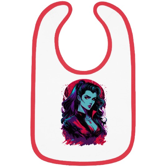 Vampire Girl Bibs
