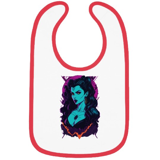 Vampire Girl Bibs
