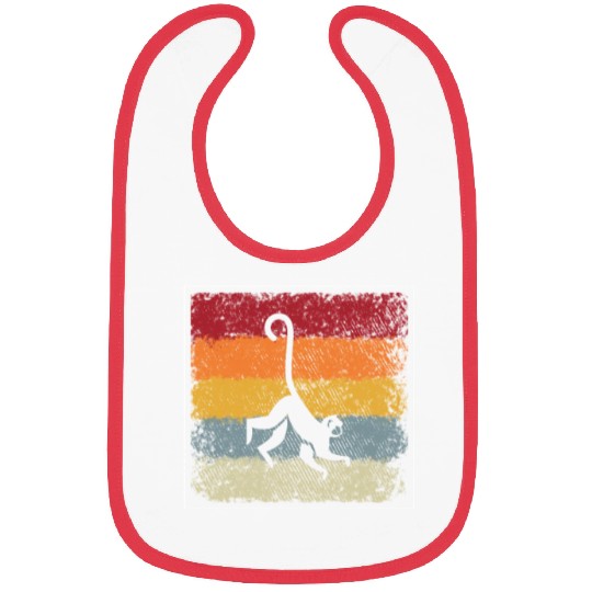 monkey retro Bibs