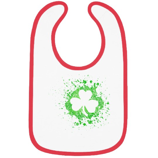 2-Sided Erin Go Bragh Shamrock Celtic Knot And Bibs