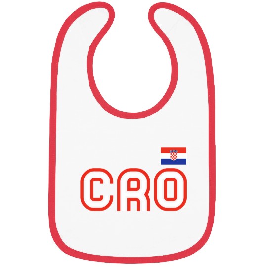 Croatia Flag International Country Croatian Pride Bibs