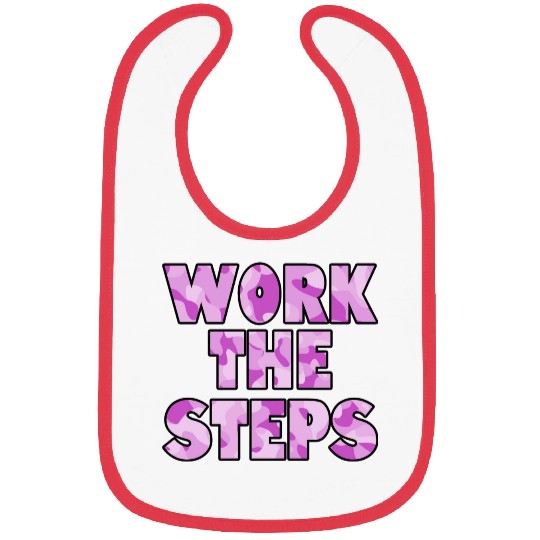 Work the Steps purple camo Bibs