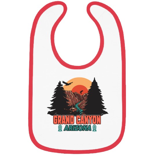 Grand Canyon Arizonna National Park Illustration Bibs
