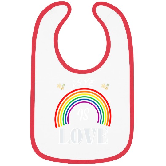 Love Is Love Bibs