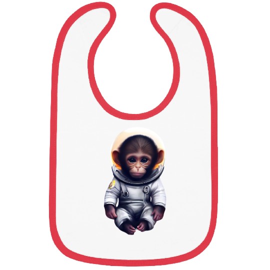 Astronaut monkey Bibs