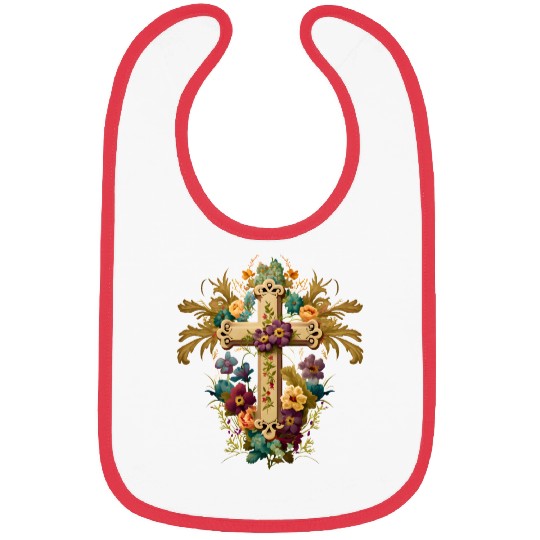 Jesus Cross Painting Bibs