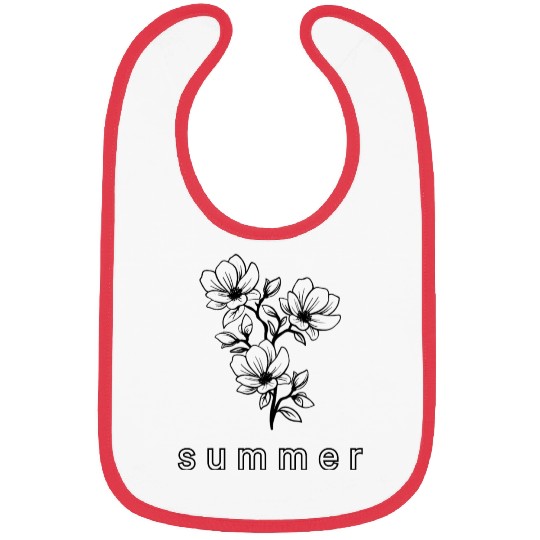 Summer flowers Bibs