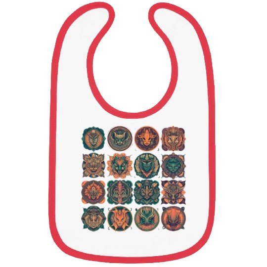 Celestial Creatures Emblems Bibs
