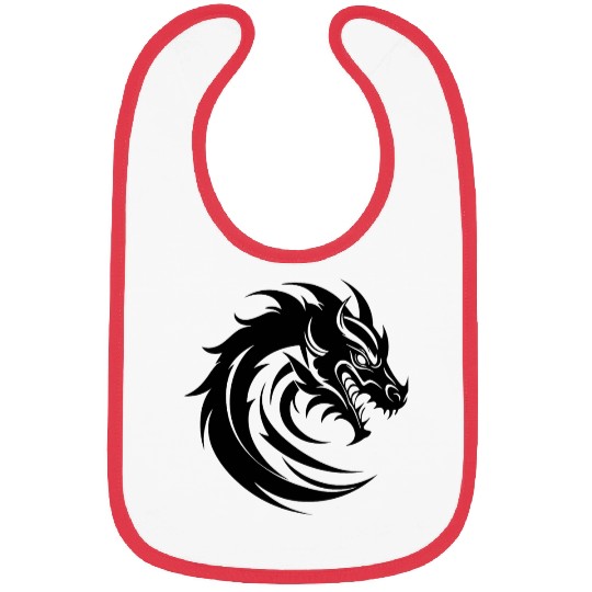 Dragon Mythical Fantasy Serpent Bibs