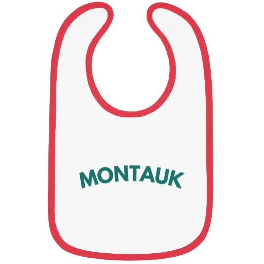 Montauk New York Vintage College Style (Green) Bibs