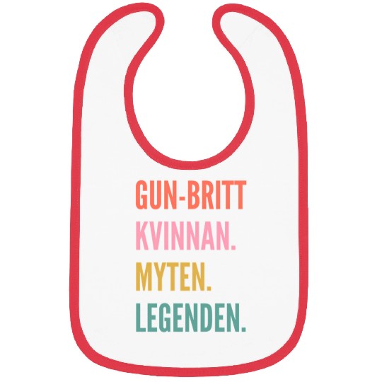 Swedish First Name Bibs