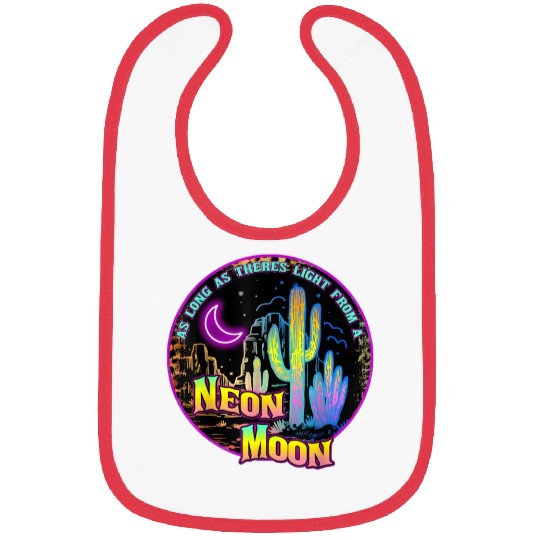 As Long As Theres Light From A Neon Moon Country Bibs